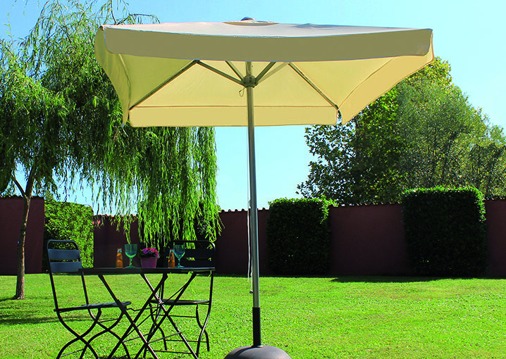 grand parasols alu mat central